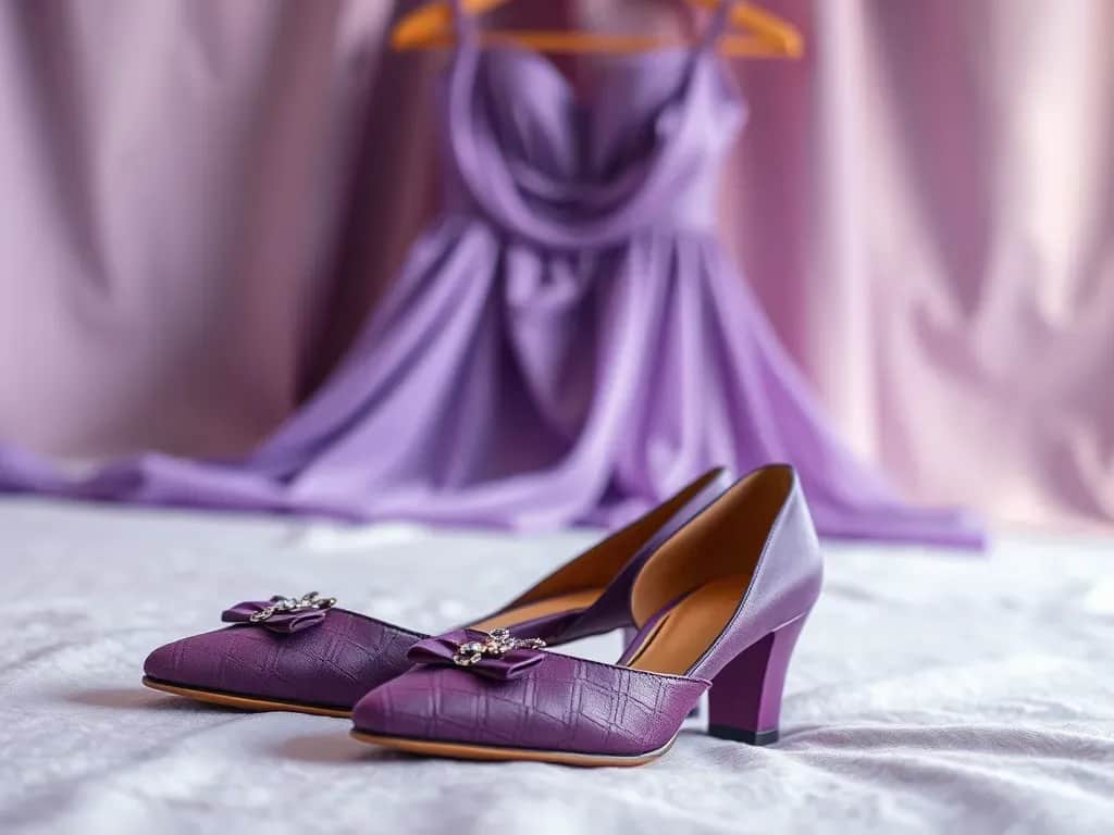 Jakie buty do fioletowej sukienki na wesele, by olśnić wszystkich?